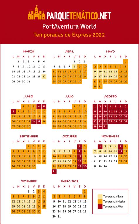 calendario gente portaventura